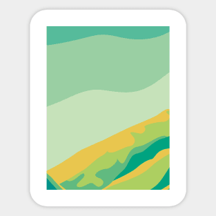 Green land Sticker